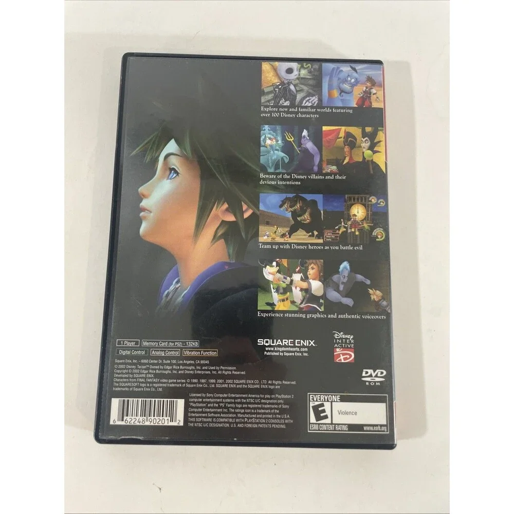 Kingdom Hearts (Sony Playstation 2, 2003) PS2 Greatest Hits Complete Excellent!